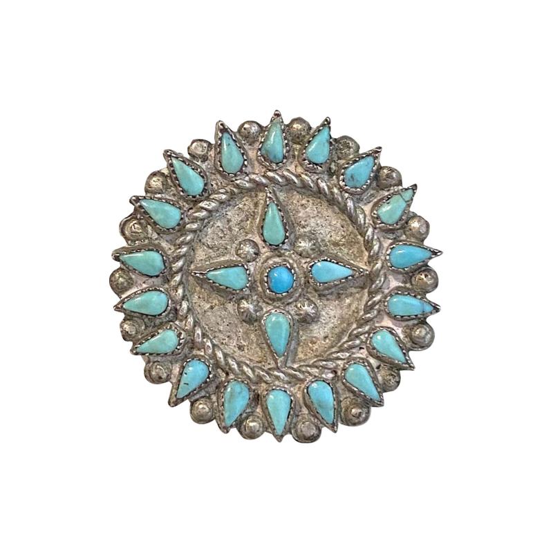 Zuni circle pin