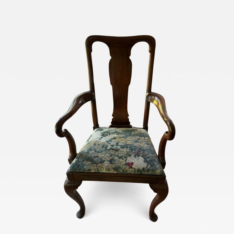 james parkinson Antique Georgian armchair by James Parkinson with new Scalamandre fabric