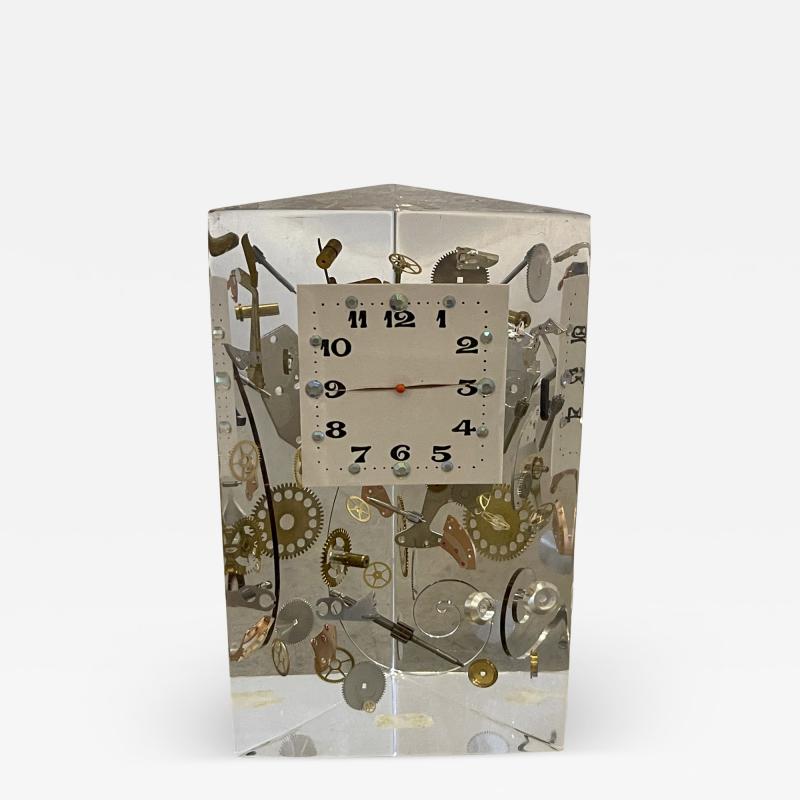 resin inclusion clocks