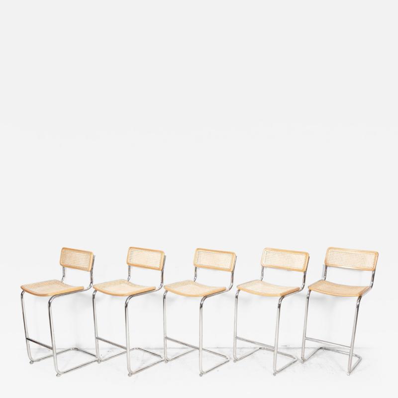 x5 Marcel Breuer 52 Style Stools