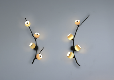  7GODS Georgina White Sorbus Wall Sconce by 7Gods Lighting