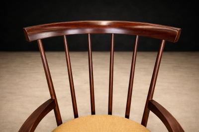  A Forma Decorativa Brazilian Modern Armchair in Imbuia Wood Cushion A Forma Decorativa