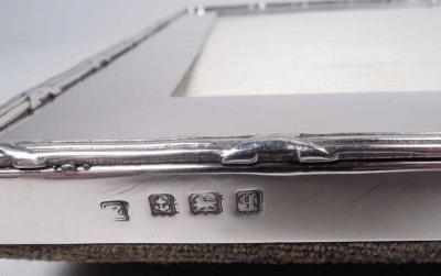  A J Zimmerman Ltd Antique English Edwardian Classical Sterling Silver Picture Frame