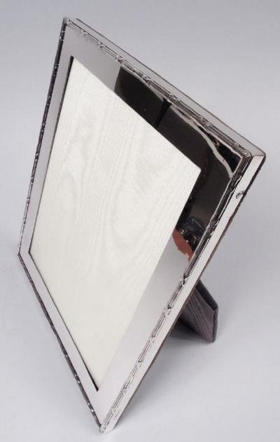  A J Zimmerman Ltd Antique English Edwardian Classical Sterling Silver Picture Frame