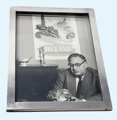  A J Zimmerman Ltd Antique English Sterling Silver Photograph Frame Birmingham 1918 A J Zimmerman