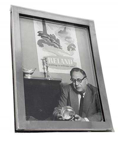  A J Zimmerman Ltd Antique English Sterling Silver Photograph Frame Birmingham 1918 A J Zimmerman