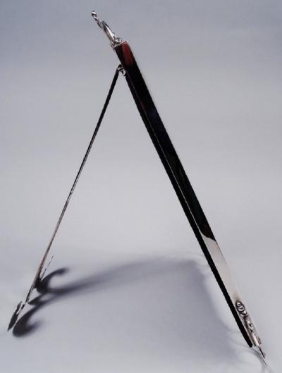  A J Zimmerman Ltd Tall English Victorian Classical Sterling Silver Picture Frame 1897