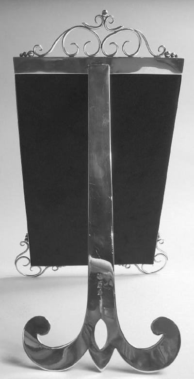  A J Zimmerman Ltd Tall English Victorian Classical Sterling Silver Picture Frame 1897