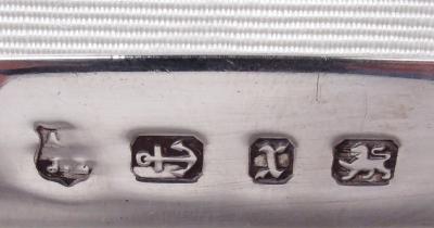  A J Zimmerman Ltd Tall English Victorian Classical Sterling Silver Picture Frame 1897