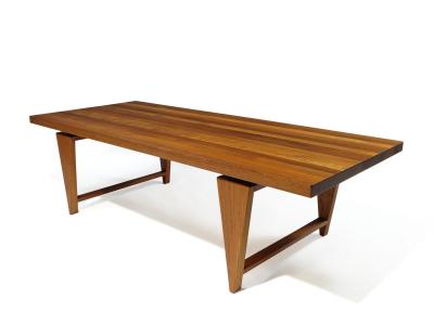  A Mikael Laursen Illum Wikkelso for Mikael Laursen Solid Teak Danish Designed Coffee Table