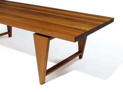  A Mikael Laursen Illum Wikkelso for Mikael Laursen Solid Teak Danish Designed Coffee Table