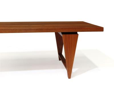  A Mikael Laursen Illum Wikkelso for Mikael Laursen Solid Teak Danish Designed Coffee Table