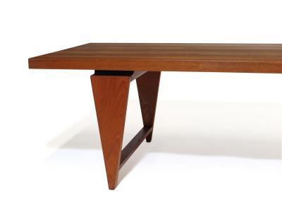  A Mikael Laursen Illum Wikkelso for Mikael Laursen Solid Teak Danish Designed Coffee Table