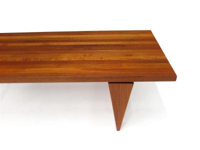  A Mikael Laursen Illum Wikkelso for Mikael Laursen Solid Teak Danish Designed Coffee Table