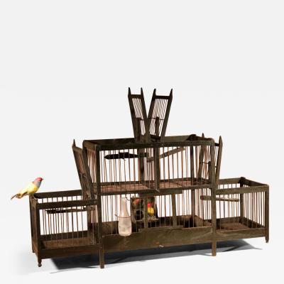  A Rare Antique Bird Trap finch trap Birdcage