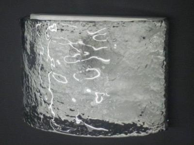  A V Mazzega 2 Pairs Italian Mid Century Modern Murano Venetian Ice Glass Sconces Mazzega