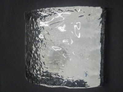  A V Mazzega 2 Pairs Italian Mid Century Modern Murano Venetian Ice Glass Sconces Mazzega