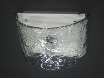  A V Mazzega 2 Pairs Italian Mid Century Modern Murano Venetian Ice Glass Sconces Mazzega