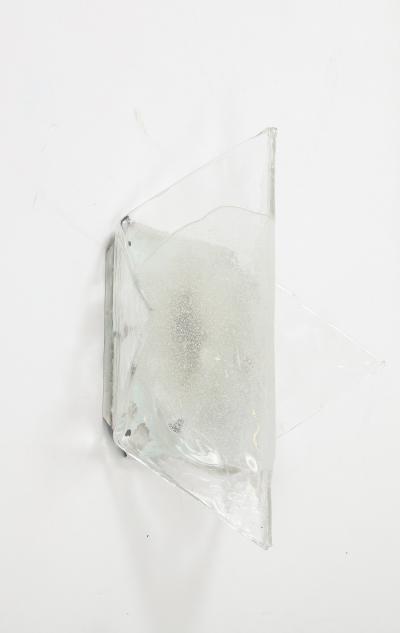  A V Mazzega A V Mazzega Glass Origami Sconces