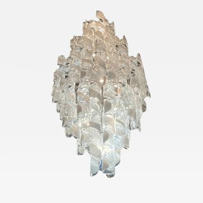  A V Mazzega Large Mazzega Murano chandelier