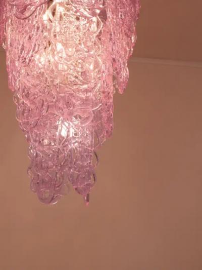  A V Mazzega Large Murano glass chandelier by Carlo Nason for Mazzega