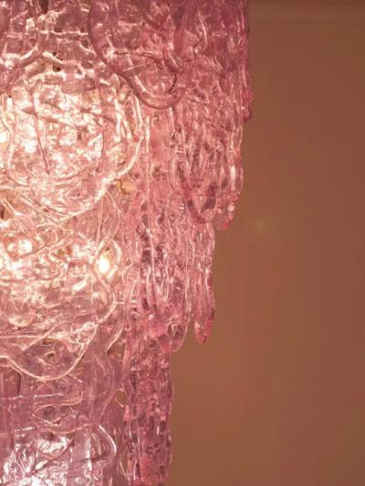  A V Mazzega Large Murano glass chandelier by Carlo Nason for Mazzega