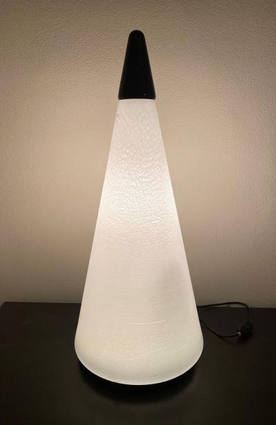  A V Mazzega Tall Murano Glass Lamp