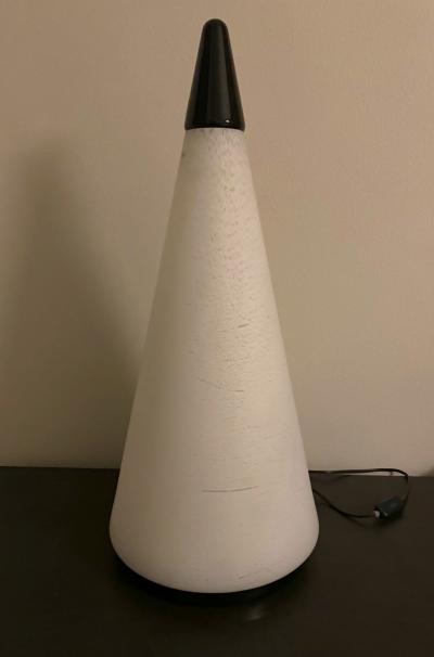  A V Mazzega Tall Murano Glass Lamp
