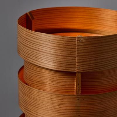  AB Ellysett 1960s Hans Agne Jakobsson Tripod Wood Table Lamp for AB Ellysett 
