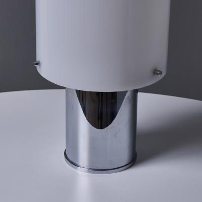  AB Markaryd 1960s Hans Agne Jakobsson Opaline Perspex and Chrome Table Lamp for Markaryd