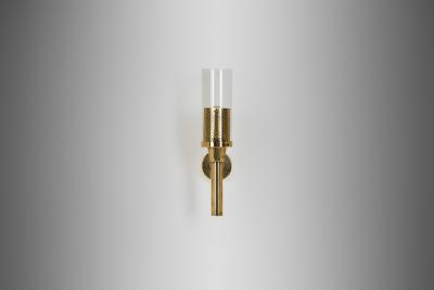  AB Markaryd Hans Agne Jakobsson Brass Wall Lamp for AB Markaryd Sweden ca 1960s