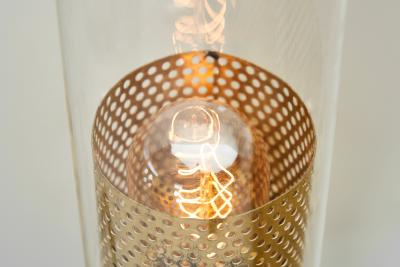  AB Markaryd Hans Agne Jakobsson Brass Wall Lamp for AB Markaryd Sweden ca 1960s