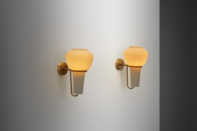  AB Markaryd Pair of Hans Agne Jakobsson Wall Lamps Sweden Second half of the 20th century