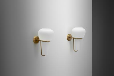  AB Markaryd Pair of Hans Agne Jakobsson Wall Lamps Sweden Second half of the 20th century