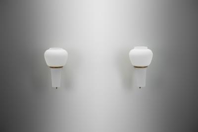  AB Markaryd Pair of Hans Agne Jakobsson Wall Lamps Sweden Second half of the 20th century