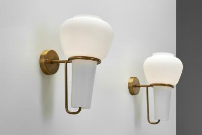  AB Markaryd Pair of Hans Agne Jakobsson Wall Lamps Sweden Second half of the 20th century
