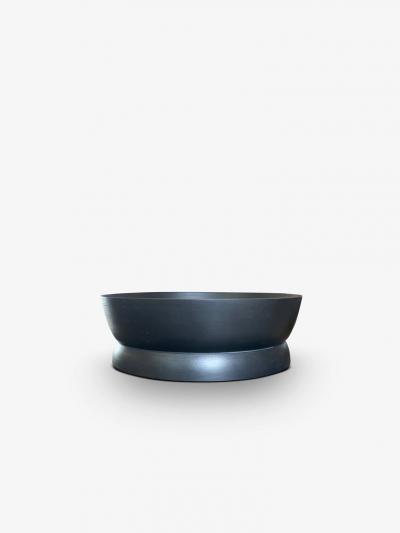  ABIGAIL CASTANEDA LARGE FOOTED BOWL IN GRAPHITE MAPLE