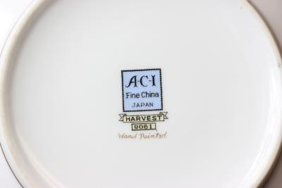  ACI Fine China ACI Fine China Mid Century Modern Harvest Porcelain Dinner Service 88 Piece