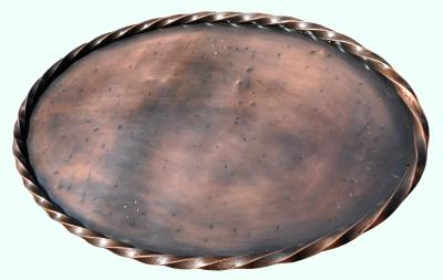 ADG Lighting 10020 Copper Platter Top ADG Lighting