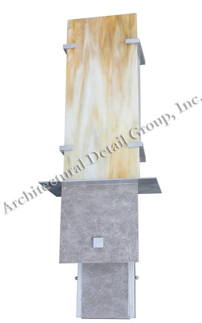  ADG Lighting 5062 Honey Glass Wall Sconce ADG Lighting