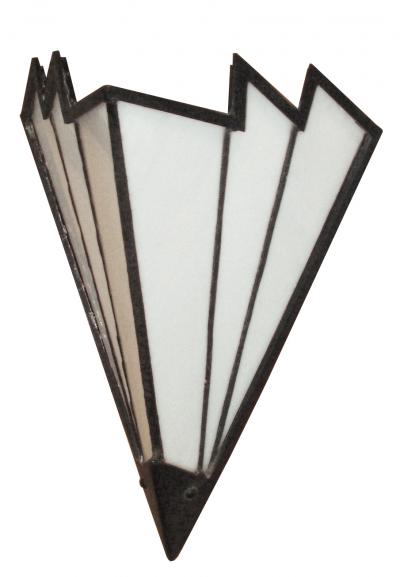  ADG Lighting 5205 Brass Deco Sconce ADG Lighting