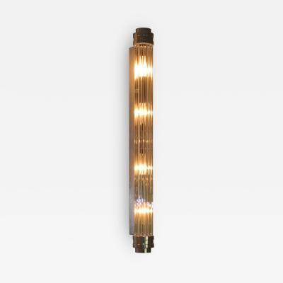  ADG Lighting 90762 Glass Rod Nickel Sconce ADG Lighting