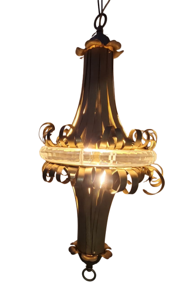  ADG Lighting Add on Chandelier Gold leafs