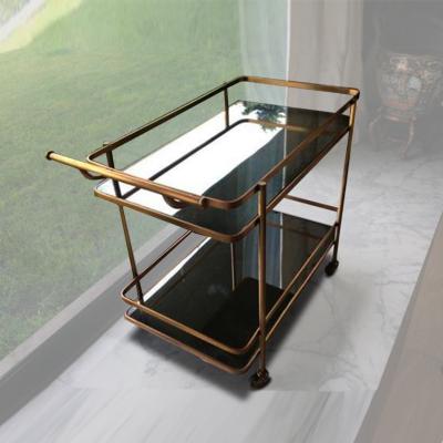  ADG Lighting Art bar cart brass