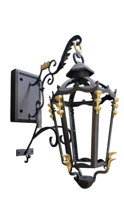  ADG Lighting Black gold Sconce restoration