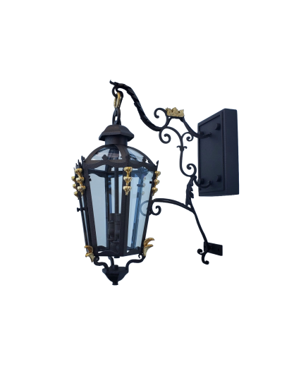  ADG Lighting Black gold Sconce restoration