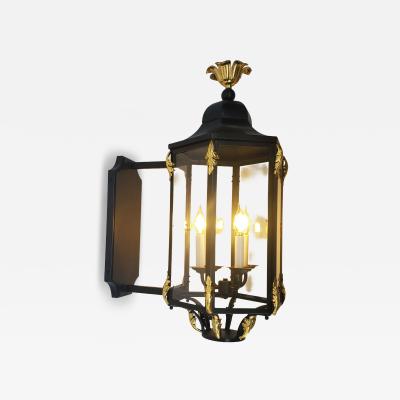  ADG Lighting Black gold Staight arm sconce