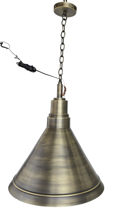  ADG Lighting Cone pendants two tones
