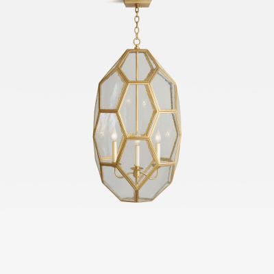  ADG Lighting Elongated Faceted Pendant Henzlik
