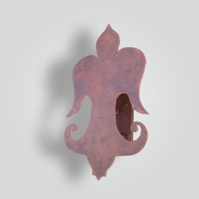  ADG Lighting Fleur De Lis Sconce Water Jet Cut Light Fixture